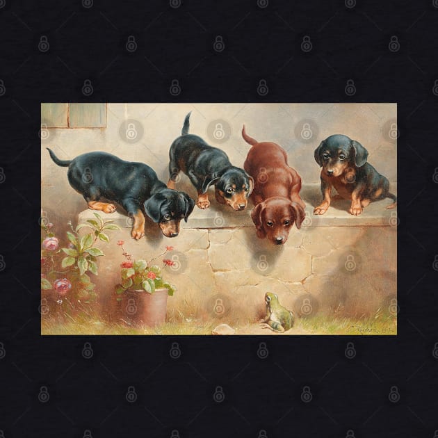 Dachshund Puppies by KarwilbeDesigns